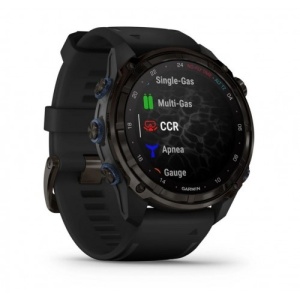 Garmin Descent™ Mk3i – 51 мм|Carbon grey DLC титан с черна силиконова каишка - Смарт часовник - Img 3