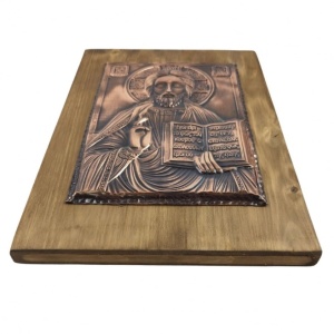 Handcrafted Icon of Christ Pantocrator - Img 3