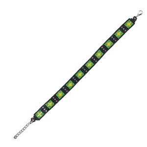 Handmade Beaded Bracelet with Traditional Bulgarian Folk Patterns - Img 7