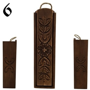 Luxury Hand-Carved Wooden Box for a 750 ml Wine Bottle – Unique One-of-a-Kind Designs - Img 7