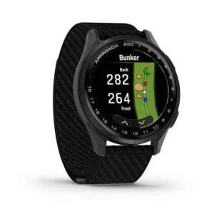 Garmin Approach® S50 - Slate Aluminium безел с Black ComfortFit Nylon каишка - Смарт часовник - Img 3