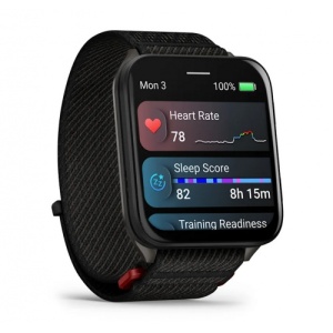 Garmin Venu® X1 - Black с Slate титаниев заден капак и Black ComfortFit найлонова каишка - Смарт часовник - Img 3