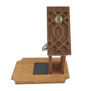 Mahogany Desktop Alcohol Dispenser - Img 5