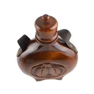 Wood-carved flask Troyan blue plum 200 ml - Img 4