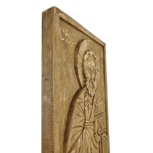 Wood-Carved Icon of Saint Nicholas - Img 2