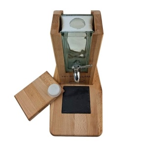 Wooden Rakia Dispenser with Glass Container - Img 5