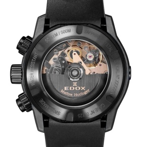 EDOX CO-1 Carbon Chrono Automatic 01125-CLNGN-BUNN - Мъжки часовник - Img 2