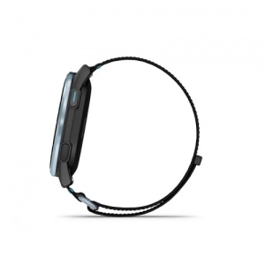 Garmin Approach® J1 Cloud blue алуминиев безел с black/azure ComfortFit каишка - Смарт часовник - Img 4