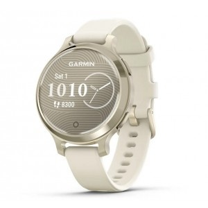 GARMIN Lily® 2 Active - Lunar Gold With Bone Silicone Strap
