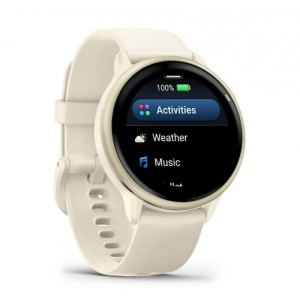 Garmin Vívoactive® 6 - Lunar Gold с Bone каишка - Img 3