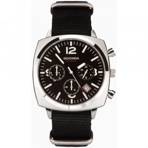 SEKONDA AIRBORNE CHRONOGRAPH - S-1989.00 - МЪЖКИ АНАЛОГОВ ЧАСОВНИК - Img 1