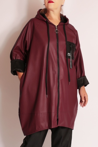 Jacheta casual din Piele ecologica