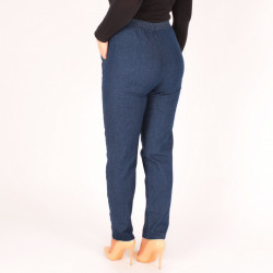 Blugi conici cu elastan 65 - Img 3