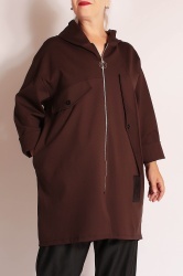 Jacheta casual din Jerse HOPE - Img 4