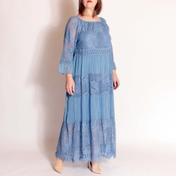 Rochie dantela si matase Fabiana - Img 2