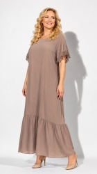 Rochie din Batist cu dantelă crosetata, bust 140 cm - Img 6