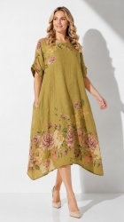 Rochie imprimata din In Marisa, bust 142 - Img 3
