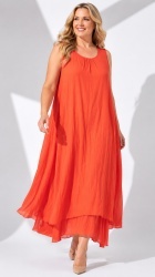Rochie din Batist cu bretele late, bust 120 cm - Img 5