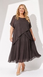 Rochie din Batist cu elatic in talie, bust 140 cm Mira - Img 4