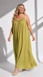 Rochie din Batist cu insertie din dantela, cu bretele reglabile. - Img 5