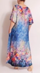 Rochie din matase, croi semi clos bust max.122 cm. - Img 8