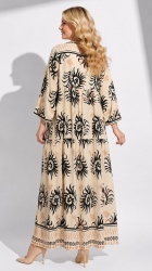 Rochie din vascoza, SABRINA, bust 130 cm - Img 7