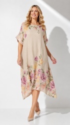 Rochie imprimata din In Marisa, bust 142