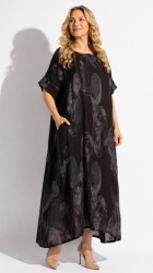 Rochie imprimata din In Melania, bust 142 - Img 4
