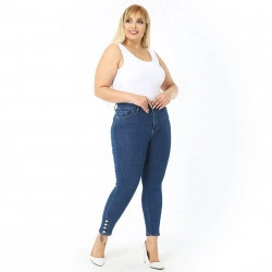 Blugi conici, talie inalta cu extra elastan 056
