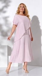 Rochie din Batist cu elatic in talie, bust 140 cm Mira - Img 2