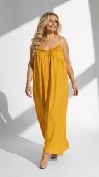 Rochie din Batist cu insertie din dantela, cu bretele reglabile.
