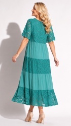 Rochie din dantela si panza din bumbac, bust 118 cm - Img 2