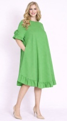Rochie din jerse cu trandafiri, bust 122 cm