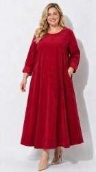 Rochie din velur raiat, bust 112 cm