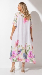 Rochie imprimata din In Bianca, bust 142 - Img 4