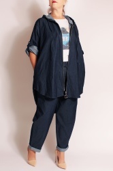 Jacheta casual din Denim - Img 3