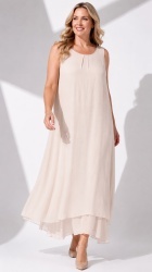 Rochie din Batist cu bretele late, bust 120 cm - Img 9