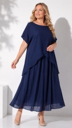 Rochie din Batist cu elatic in talie, bust 140 cm Mira - Img 8