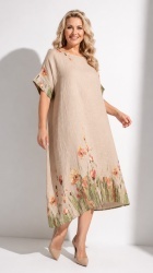 Rochie imprimata din In Virginia, bust 142 - Img 4