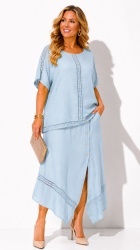 Set 2 piese din In, Oversize, bust max 160 cm - Img 2