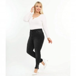Blugi conici, talie inalta cu extra elastan 201
