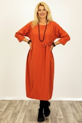 Rochie Catifea Raiata Arleta, BUST 116 CM - Img 5