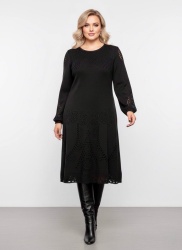 Rochie tricotata Boho Miruna , bust 120 cm