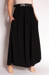 Fustă-pantalon din jerse, elegantă - Img 2
