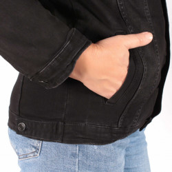 Geaca de blugi , Model CLASIC, Unisex, MASURA MARE (L-4XL), cu SUPERELESTAN 102 - Img 5