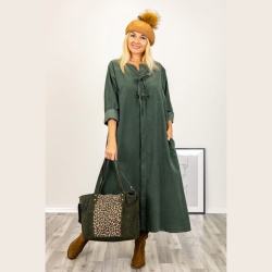 Rochie Catifea Raiata Anca - Img 2