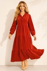Rochie Catifea Raiata Xenia - Img 1