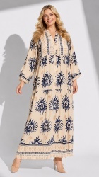 Rochie din vascoza, SABRINA, bust 130 cm - Img 5
