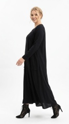 Rochie lunga, cu broderie aplicata, Simina - Img 7