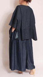 Bluza OVERSIZE Denim , Bust 198 cm - Img 2